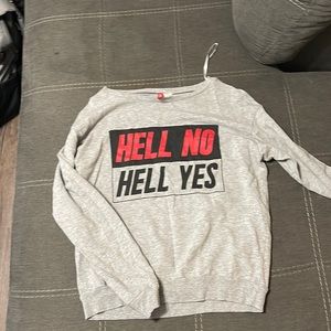 Graphic long sleeve tee